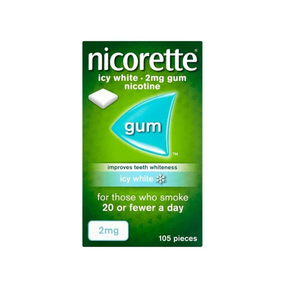 Nicorette
          
          
        
      
   
    
 Nicorette Gum Icy White 2MG (105 Pack) - Price
