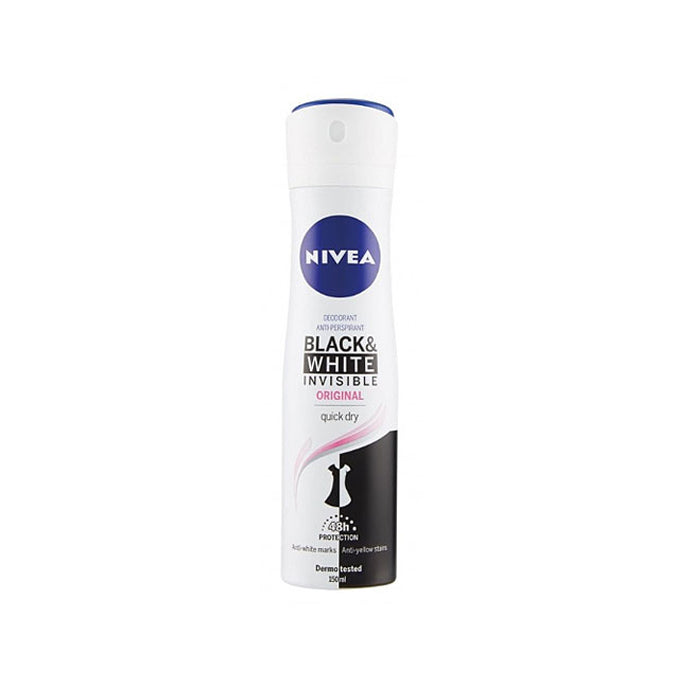Nivea
          
          
        
      
   
    
 Nivea Black & White Invisible Original Anti-Perspirant 150ml - Price