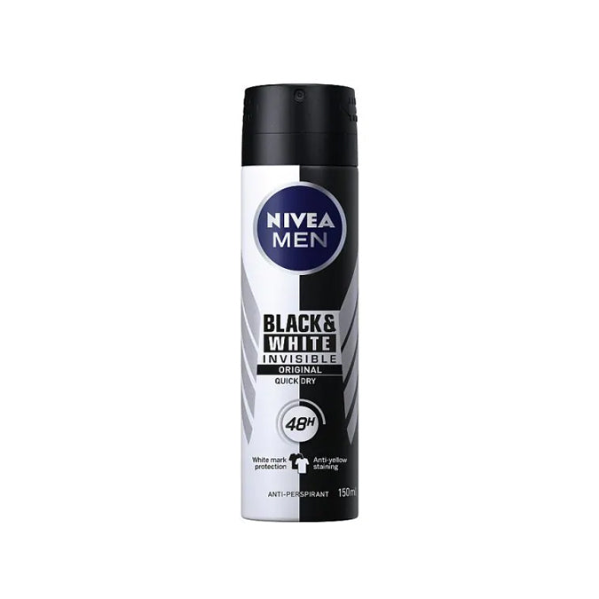 Nivea MEN Black & White Invisible Original Anti-Perspirant 150ml