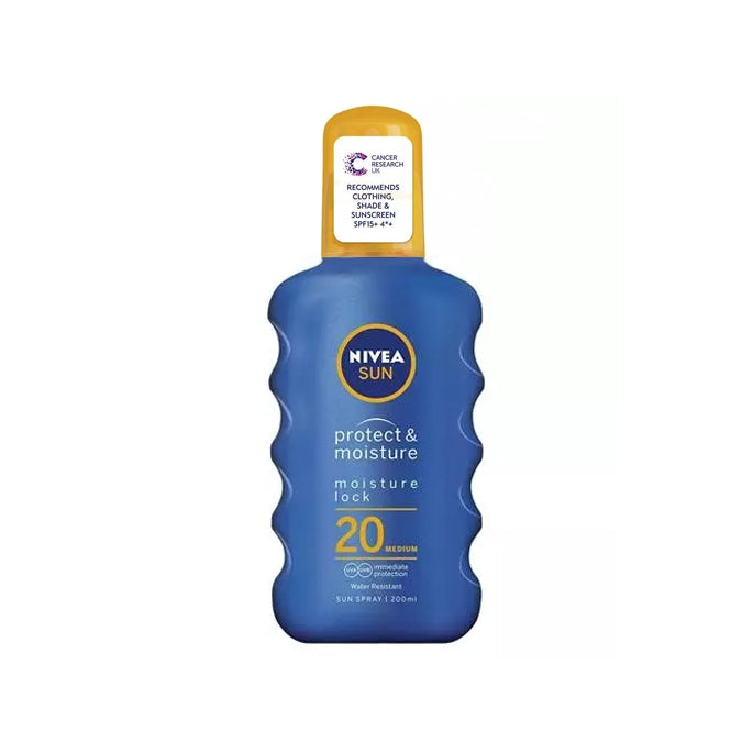 Nivea Sun Protect & Moisture Sun Spray SPF 20 200ml - Price