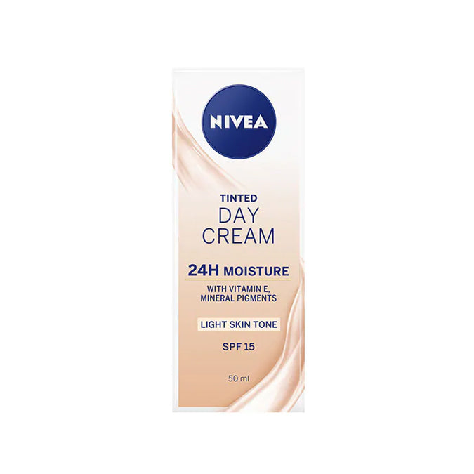 Nivea
          
          
        
      
   
    
 Nivea Tinted Moisturising Day Cream SPF 15: Light Skin Tone 50ml - Price