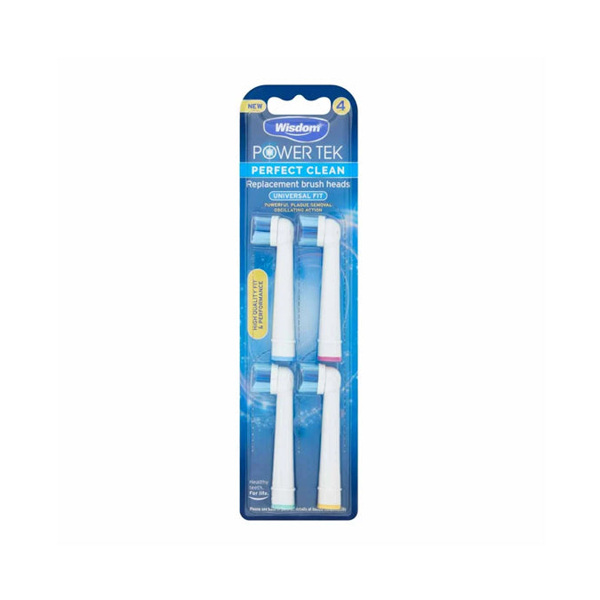 Wisdom
          
          
        
      
   
    
 Wisdom Power Tek Perfect Clean Replacement Brush Heads (4 Pack) - Price