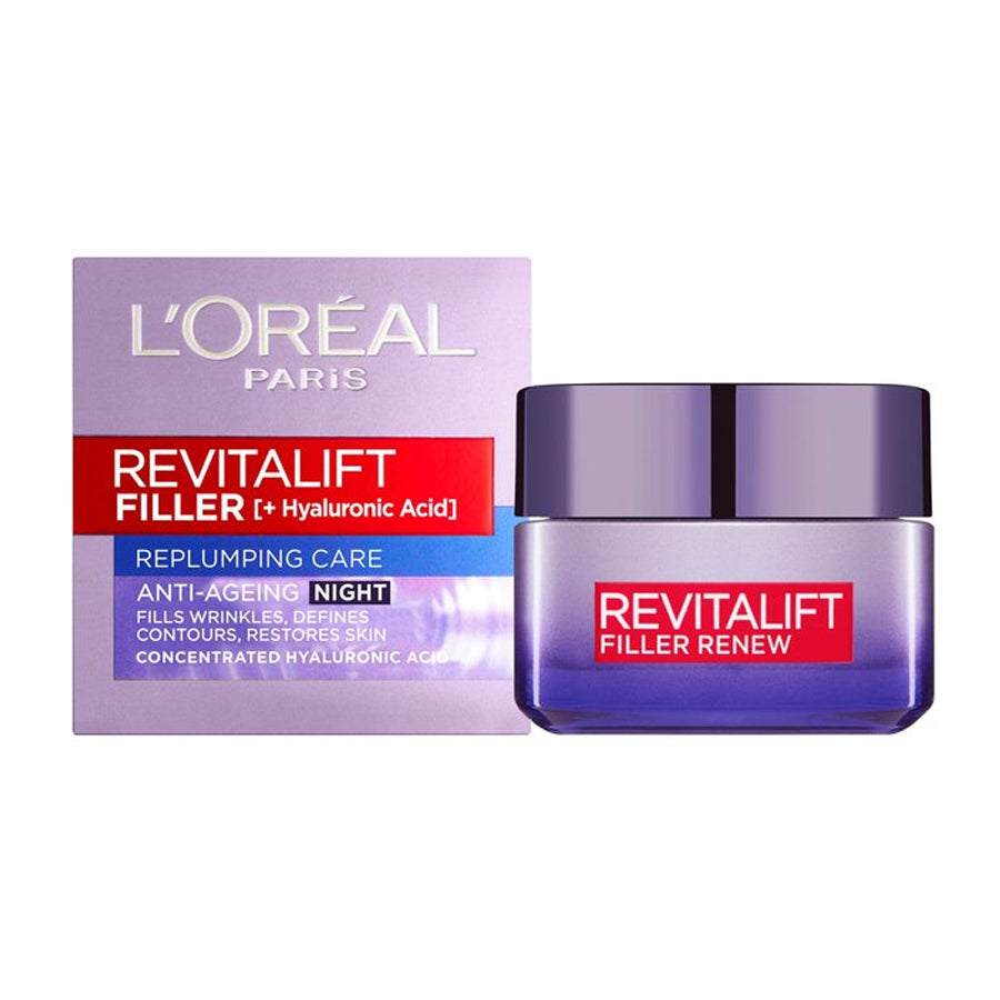 L'Oréal Paris Revitalift Filler Hyaluronic Acid Anti Ageing Night Cream 50ml - Price