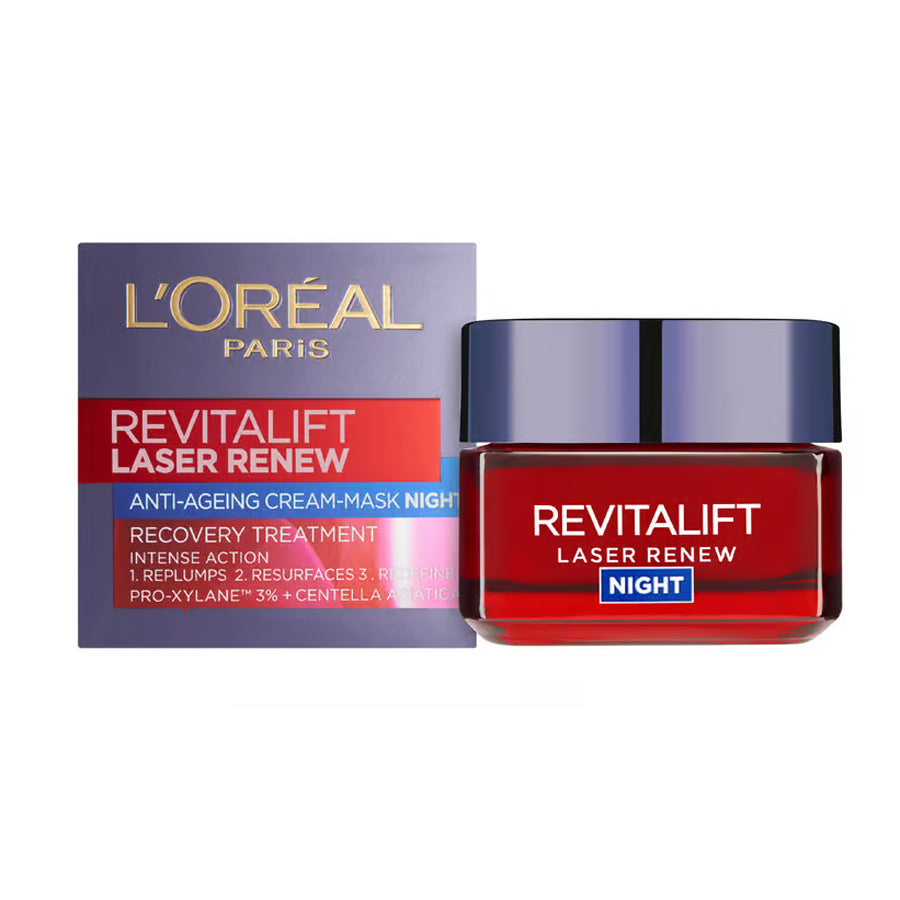 L'Oréal Paris Revitalift Laser Renew Anti-Ageing Cream-Mask Night 50ml - Price
