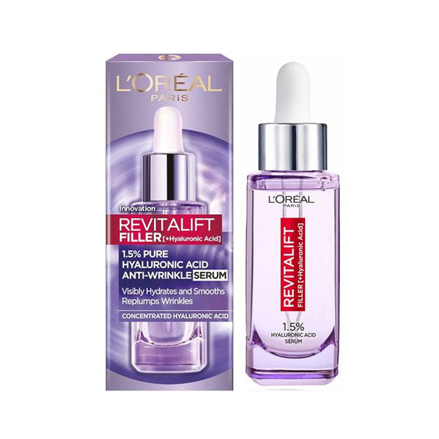 L'Oréal Paris Revitalift Filler with 1.5% Hyaluronic Acid Anti-Wrinkle Dropper Serum 30ml - Price