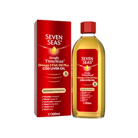 Seven-seas
          
          
        
      
   
    
 Seven Seas Cod Liver Oil Maximum Strength 300ml - Price