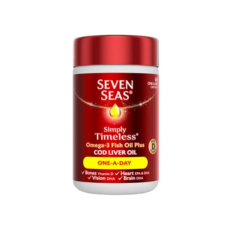 Seven-seas
          
          
        
      
   
    
 Seven Seas Cod Liver Oil One-a-Day (60 Capsules) - Price
