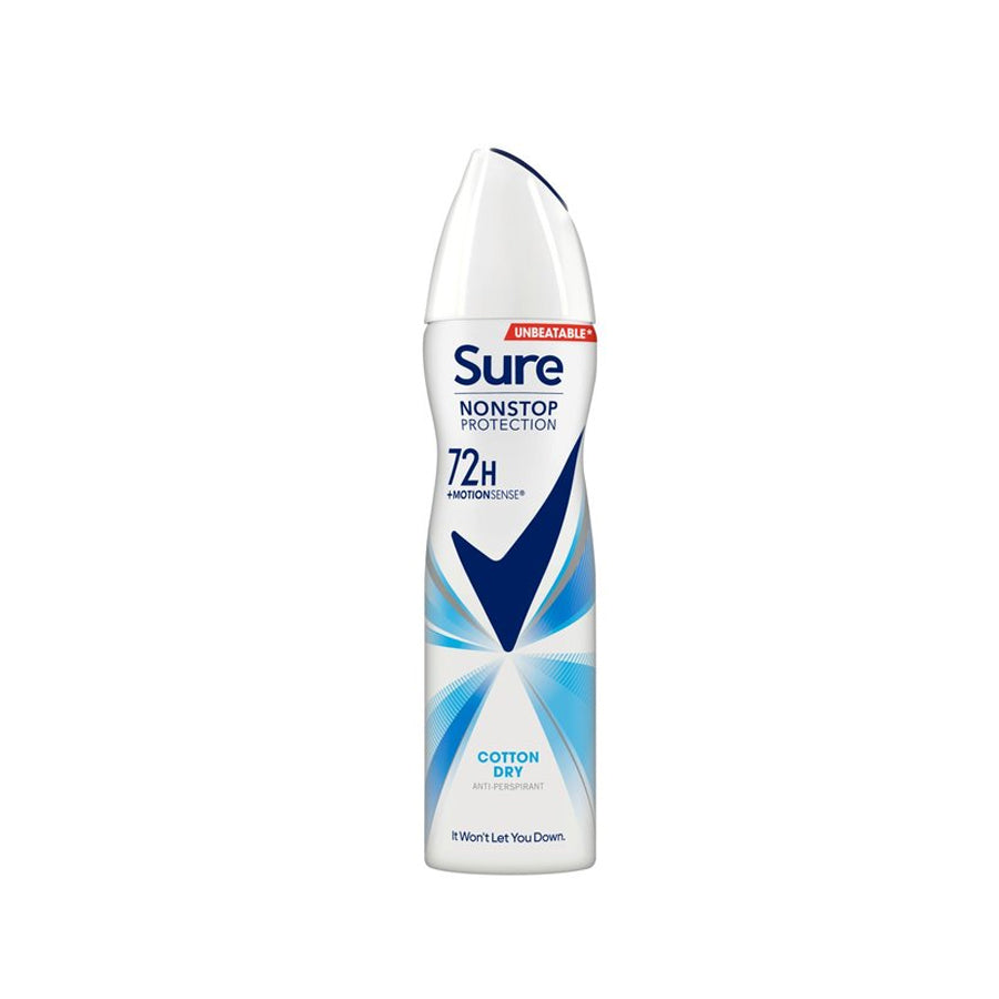 Sure
          
          
        
      
   
    
 Sure 72 Hour Cotton Dry Anti-perspirant Deodorant 150ml - Price