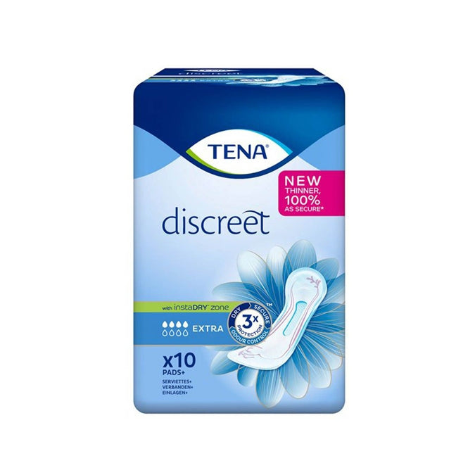 TENA Discreet Extra Pads (10 Pack) - Price