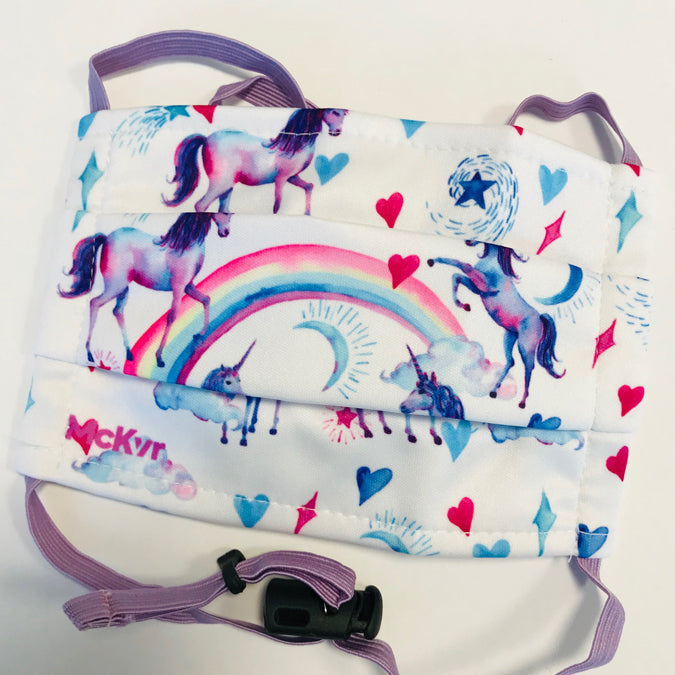 Mckvr
          
          
        
      
   
    
 Reusable Face Mask for Kids (3 Layers): Unicorn - Price
