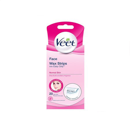 Veet Face Wax Strips - Normal Skin (20 Pack) - Price