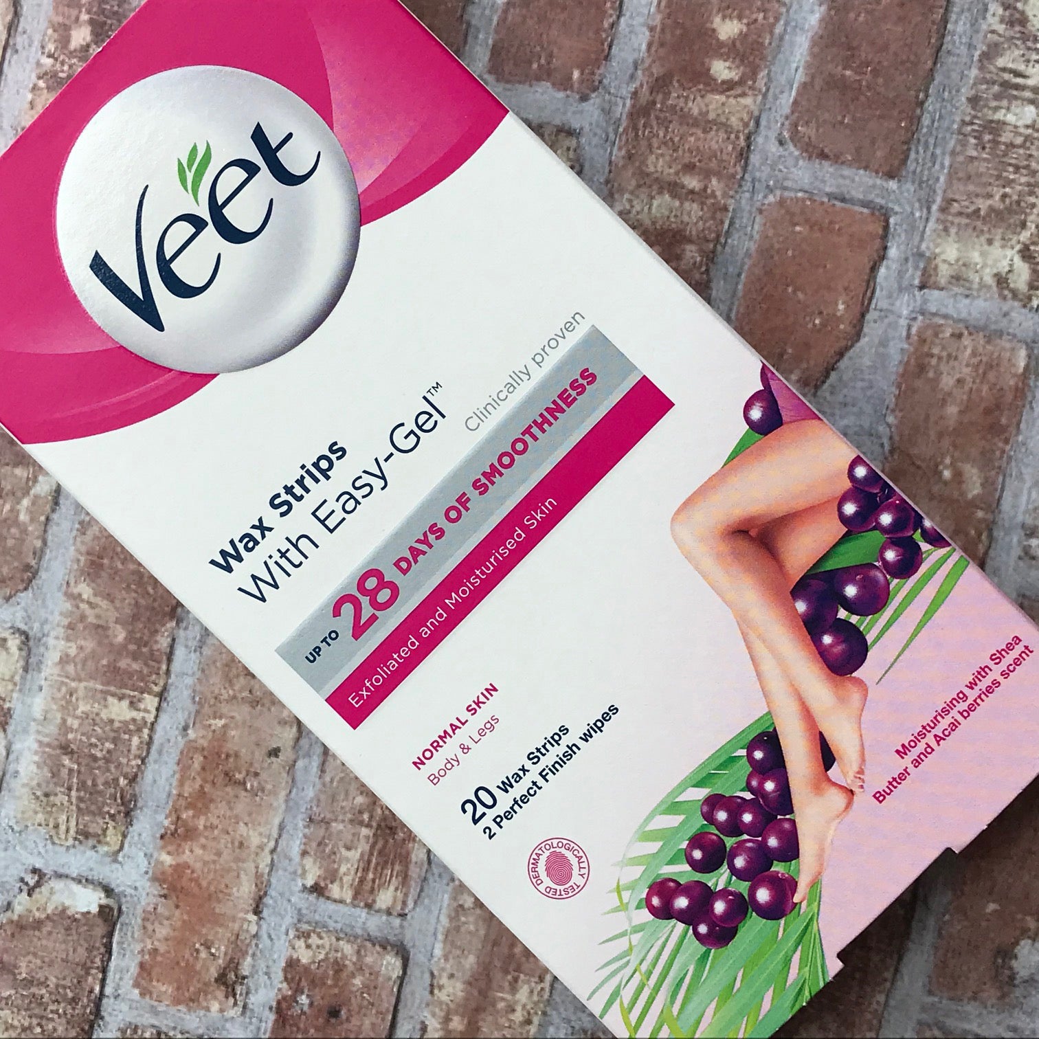 Veet Body & Legs Wax Strips: Normal Skin (20 Pack)