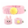 Cheesecake Bunny Headband & Wristband Beauty Set