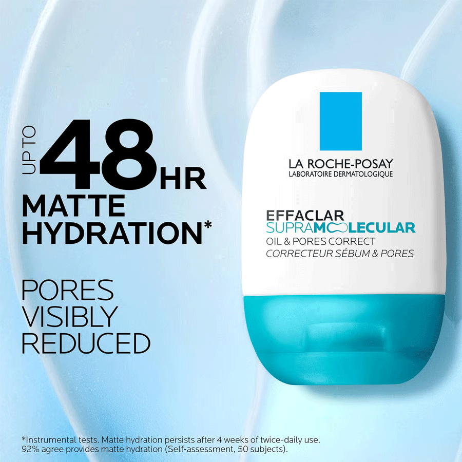 La Roche-Posay Effaclar Supramolecular Face Moisturiser for Oily Skin & Visible Pores with Salicylic Acid & Niacinamide 40ml