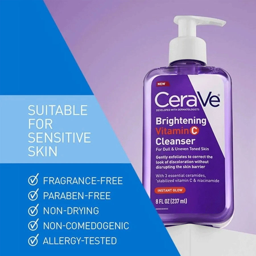 CeraVe Brightening Vitamin C Cleanser 236ml
