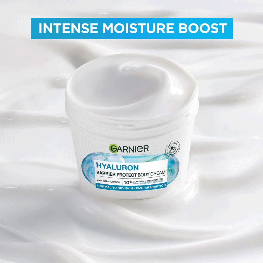Garnier Hyaluron Barrier Protect Body Cream with Aloe Vera 380ml