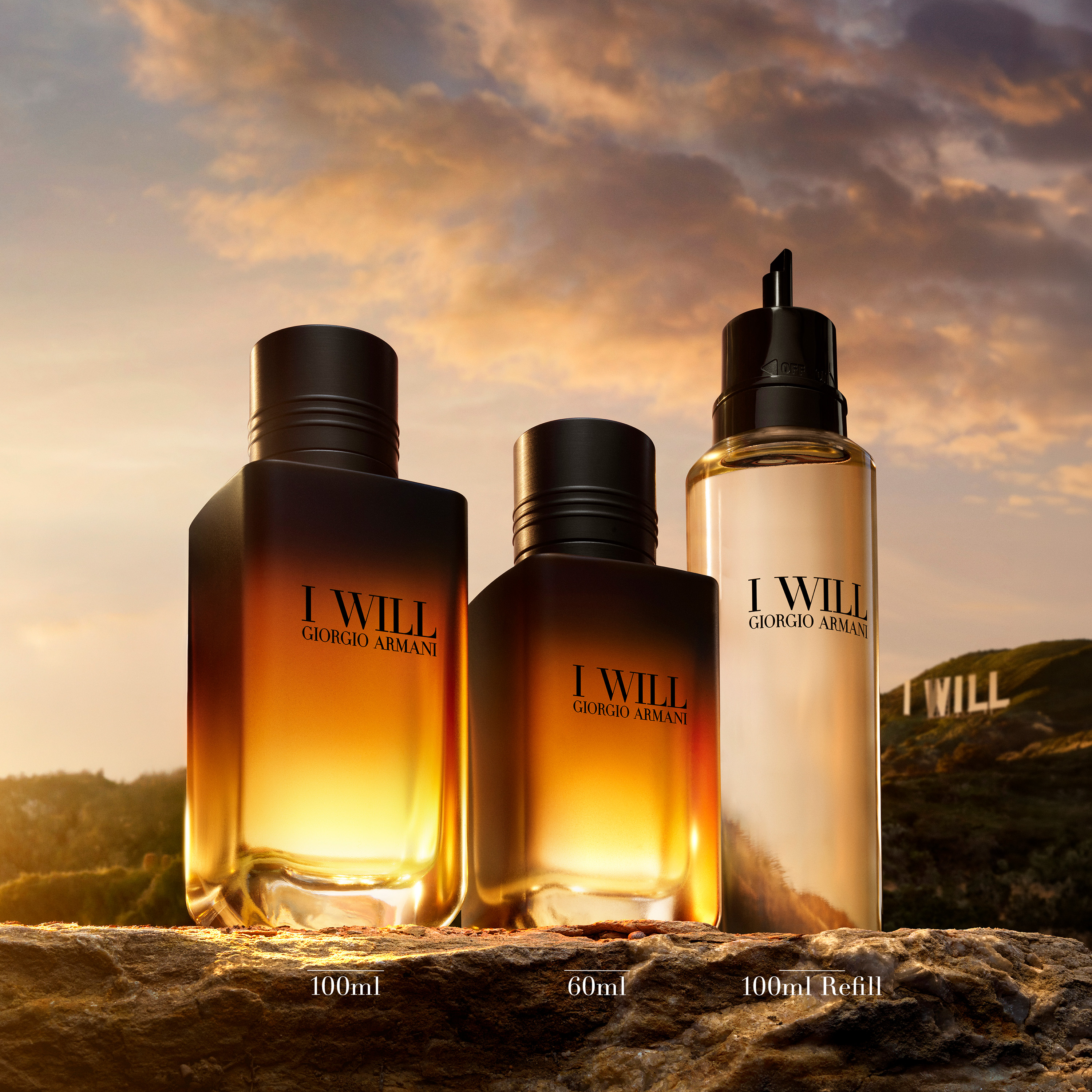 Giorgio Armani I WILL Eau De Parfum Refillable Spray (Various Sizes)