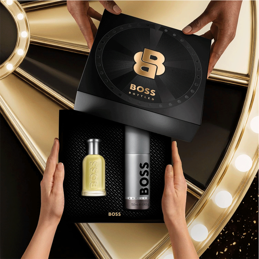 BOSS Bottled Eau De Toilette For Men Gift Set 50ml