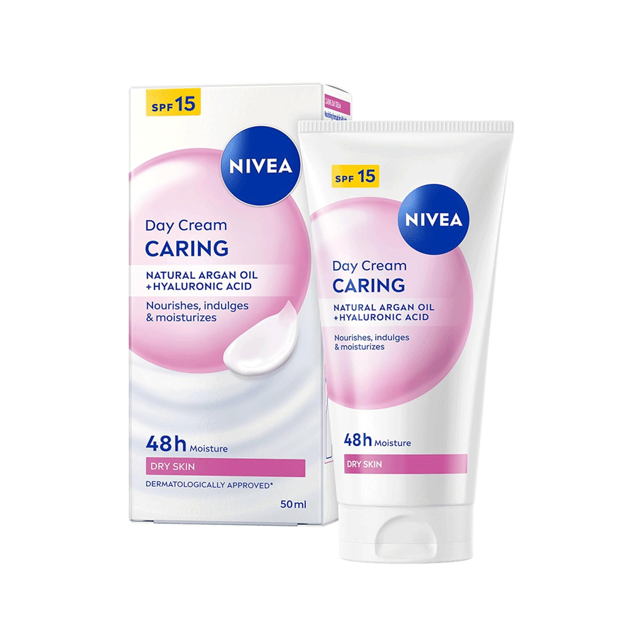 


      
      
      

   

    
 Nivea Caring Day Cream SPF 15 50ml - Price