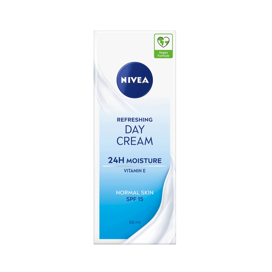 


      
      
        
        

        

          
          
          

          
            Nivea
          

          
        
      

   

    
 NIVEA Refreshing Day Cream SPF 15 50ml - Price