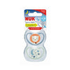 NUK Space Night Soother Lion 6-18 Months  (2 Pack)