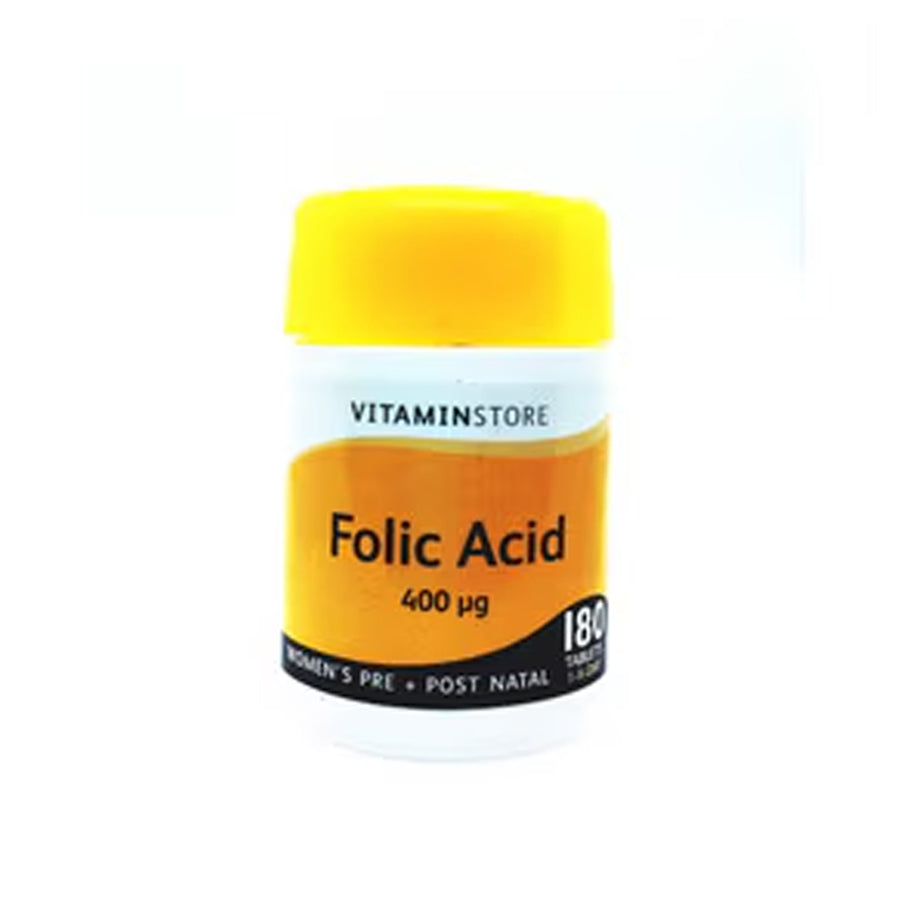 Biovitan VitaminStore Folic Acid Tablets (180 Pack) – Gordons Direct