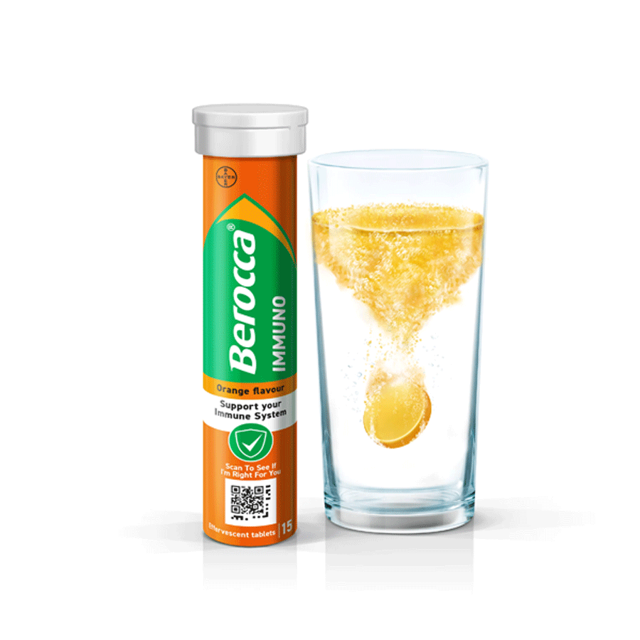 Berocca Immuno Effervescent Tablets (15 Tablets)
