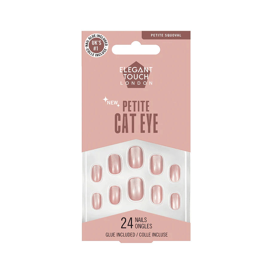 Elegant Touch Petite Nails Cat Eye - Warm Velvet (24 Pack)