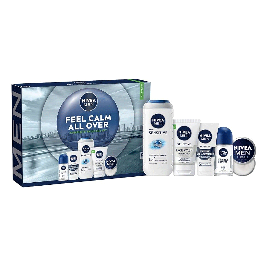 Nivea Men Feel Calm All Over Complete Skincare Kit