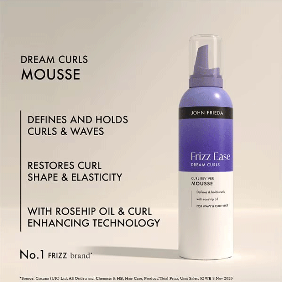 John Frieda Frizz Ease Dream Curls Curl Reviver Mousse 200ml