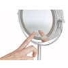 Carmen Illuminated Cosmetic Mirror with Touch Sensor