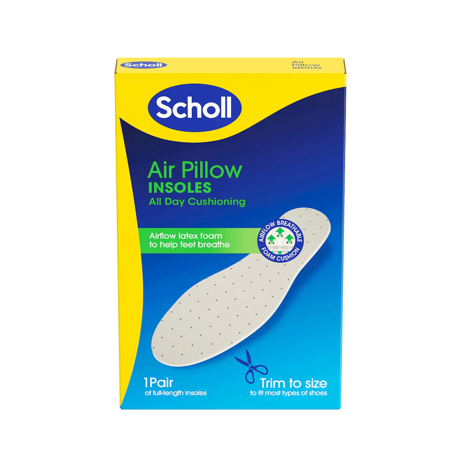 


      
      
        
        

        

          
          
          

          
            Scholl
          

          
        
      

   

    
 Scholl Air Cushion Everyday Insoles (1 Pair) - Price