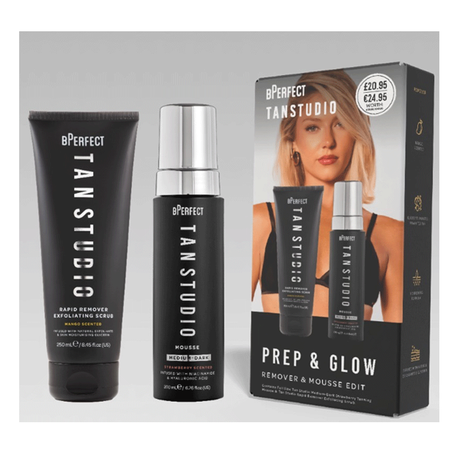 BPerfect Cosmetics Tan Studio Prep & Glow Edit