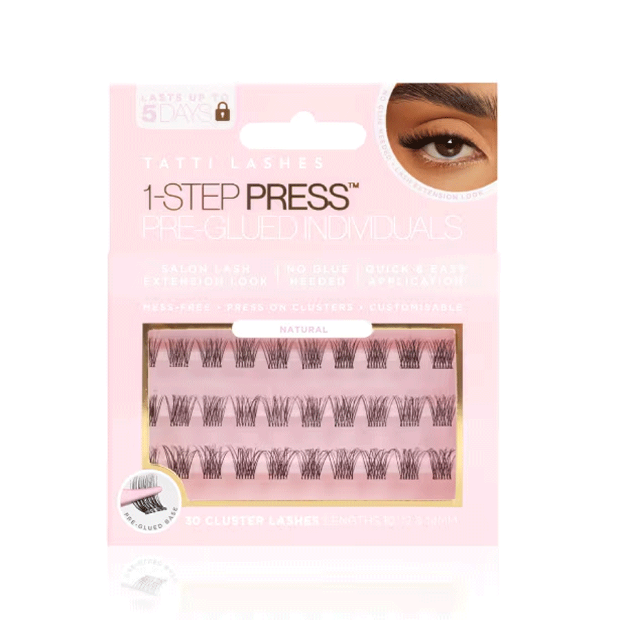 Tatti Lashes Pre-Glued Individual Lashes Natural