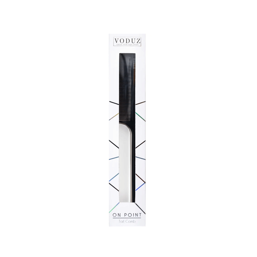Voduz 'On Point' Tail Comb (Black)