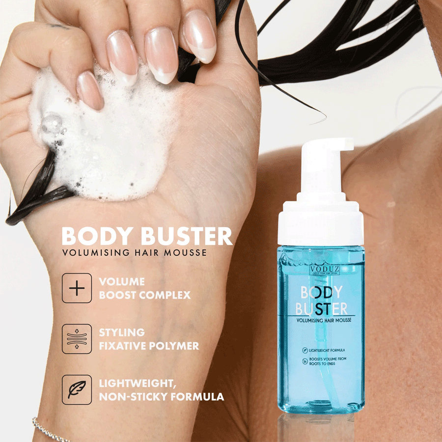 Voduz 'Body Buster' Volumising Hair Mousse 125ml