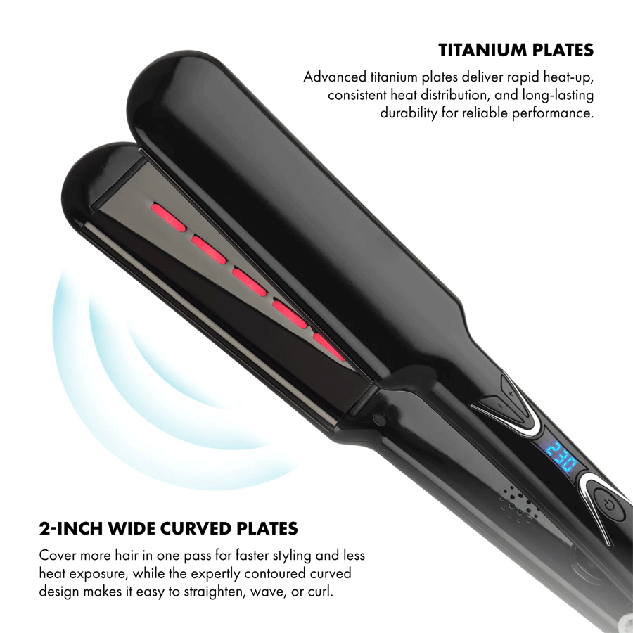 Voduz 'Smooth Operator' Infrared Wide Plate Hair Straightener