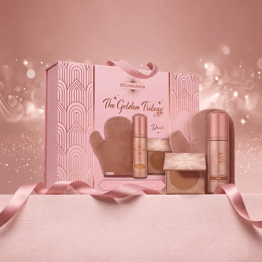 Bellamianta The Golden Trilogy Tan & Bronzer Gift Set (Dark)
