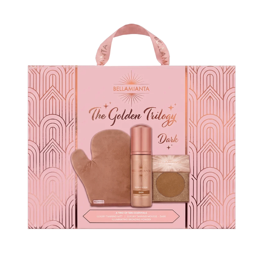 Bellamianta The Golden Trilogy Tan & Bronzer Gift Set (Dark)