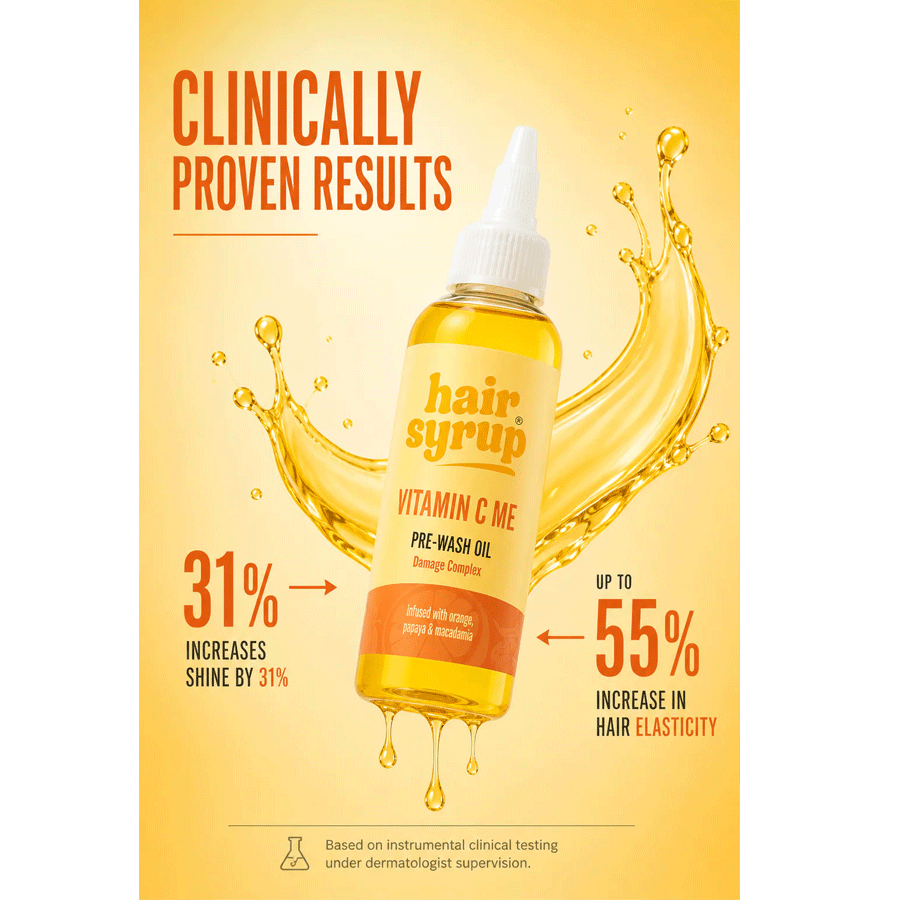 Hair Syrup Vitamin C Me Pre-Wash Oil Treatment 100ml
