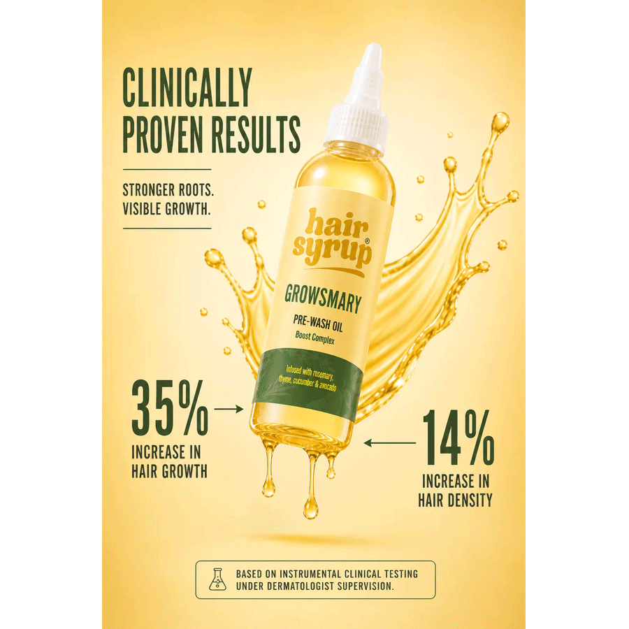 Hair Syrup Grows-Mary Scalp Activating Pre-Wash Oil Treatment 100ml