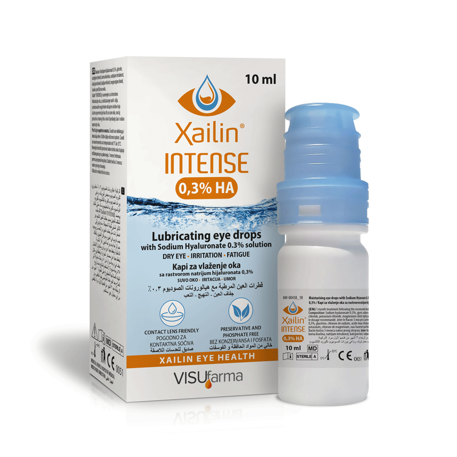 Xailin Intense 0.3% HA Eye Drops 10ml