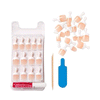 Kiss Salon French Acrylic Nail Kit - Power Play (24 Pack)
