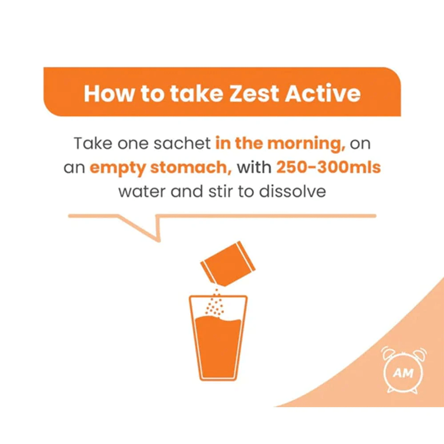 Revive Active Zest Active Energy Supplement Orange Flavour (30 Pack)