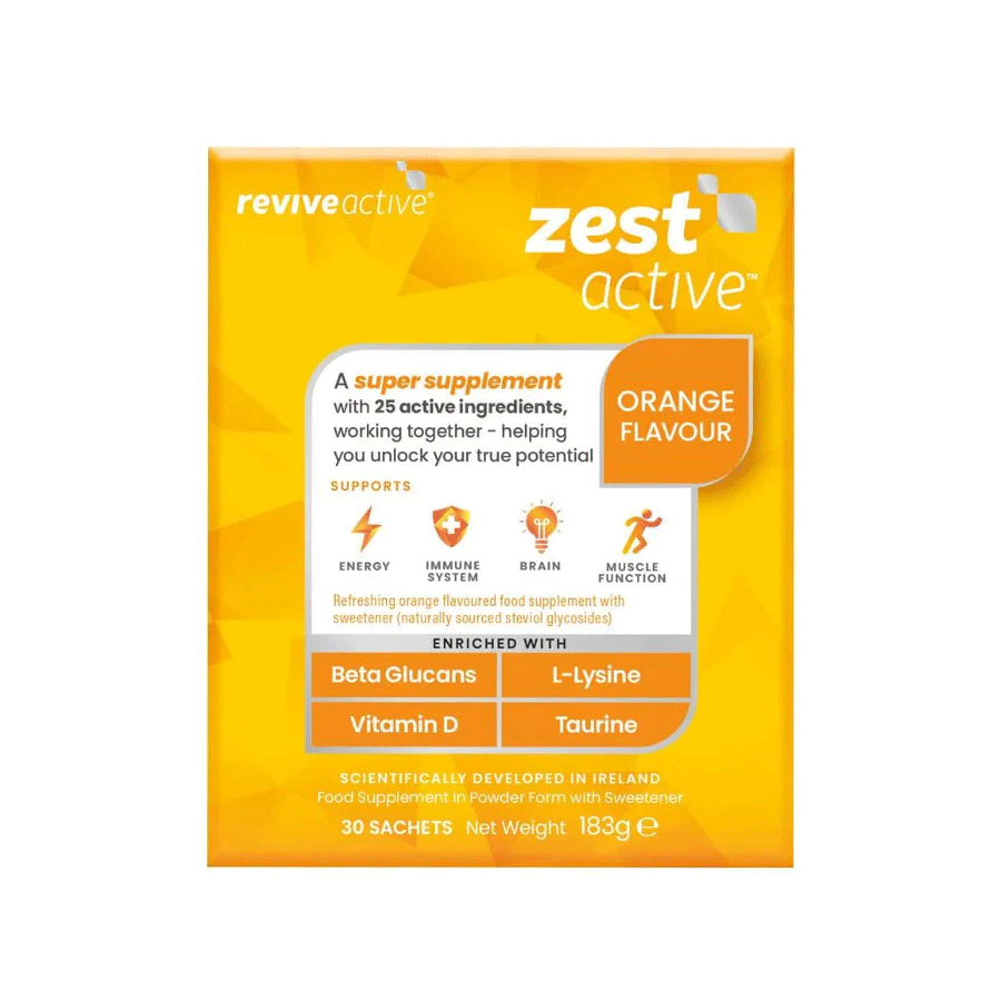 


      
      
      

   

    
 Revive Active Zest Active Energy Supplement Orange Flavour (30 Pack) - Price