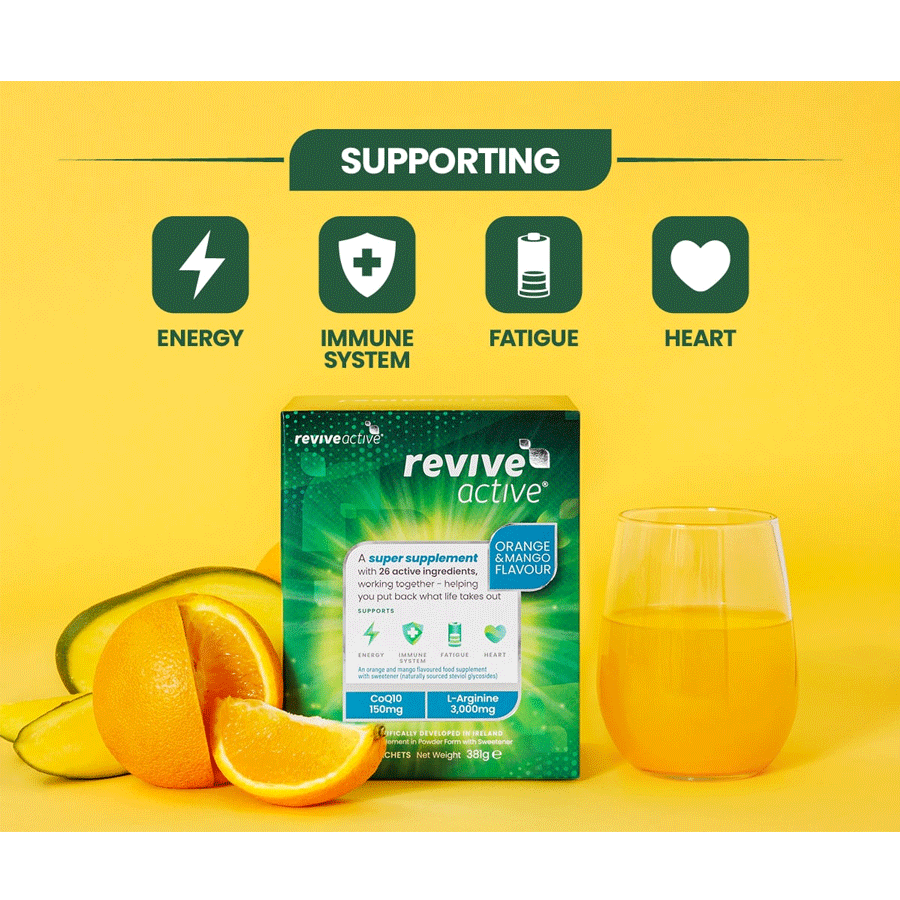 Revive Active Original Active Energy Supplement Orange & Mango Flavour (30 Pack)