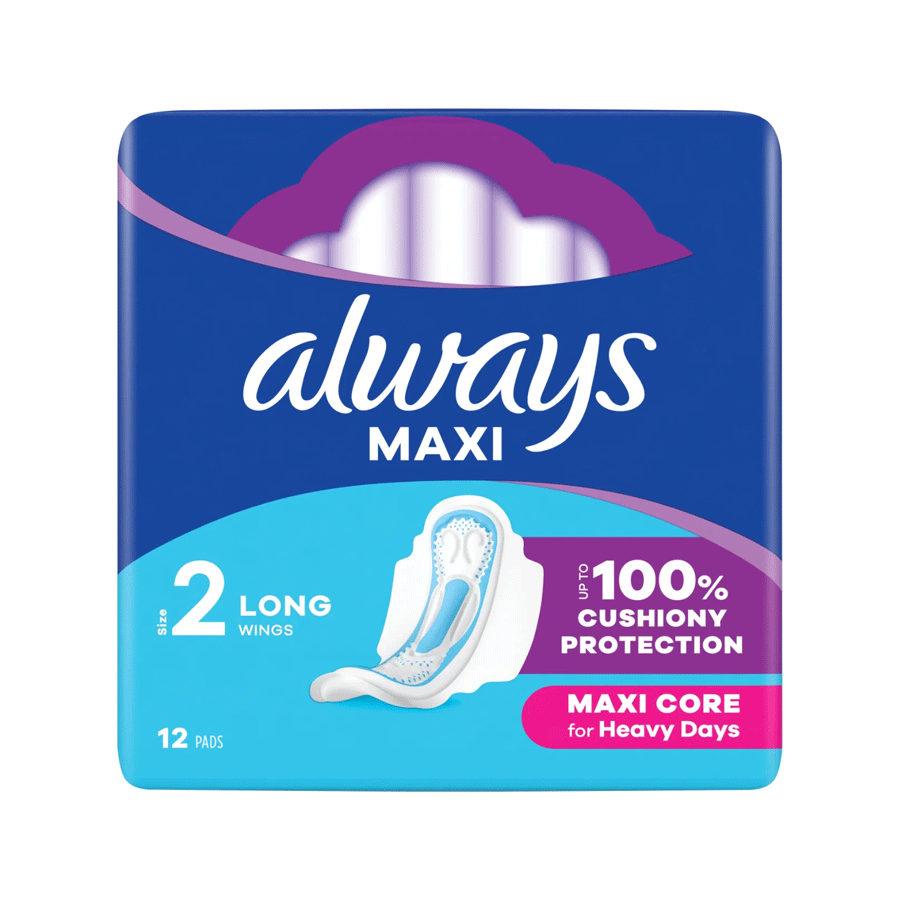 Always Maxi Long with Wings (12 Pads)