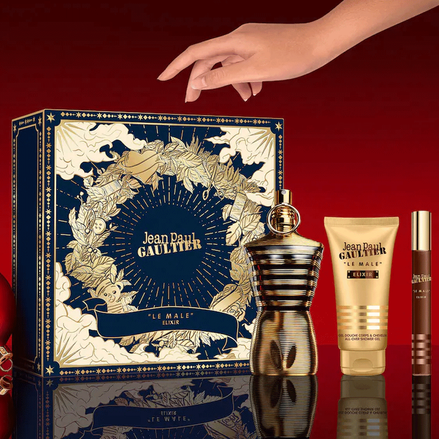 Jean Paul Gaultier Le Male Elixir Parfum Gift Set 75ml