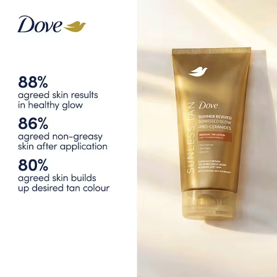 Dove Summer Revived Gradual Self-Tan for Face and Body (fair to medium) 75ml