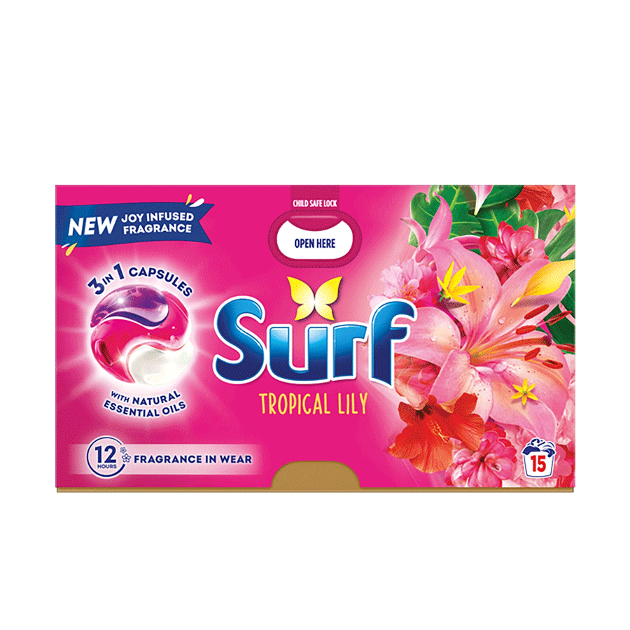 surf tropical tiger lily Surf Capsules Tropical Lily (15 Pack)